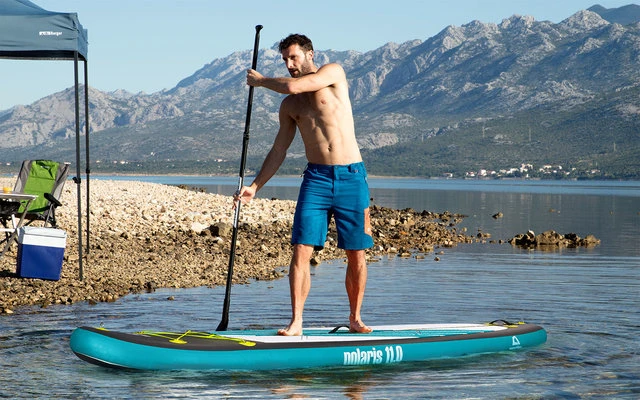Camptime Polaris 11.0 SUP Set Aufblasbares Stand Up Paddling-Board Inkl. Paddel Und Luftpumpe 8 Camptime Polaris 11.0 SUP Set Aufblasbares Stand Up Paddling-Board Inkl. Paddel Und Luftpumpe – Bild 6